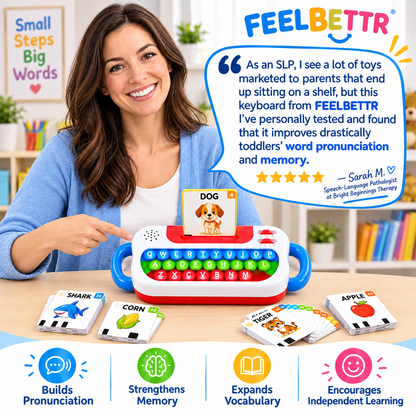 FEELBETTR Talking Flash Cards Keyboard