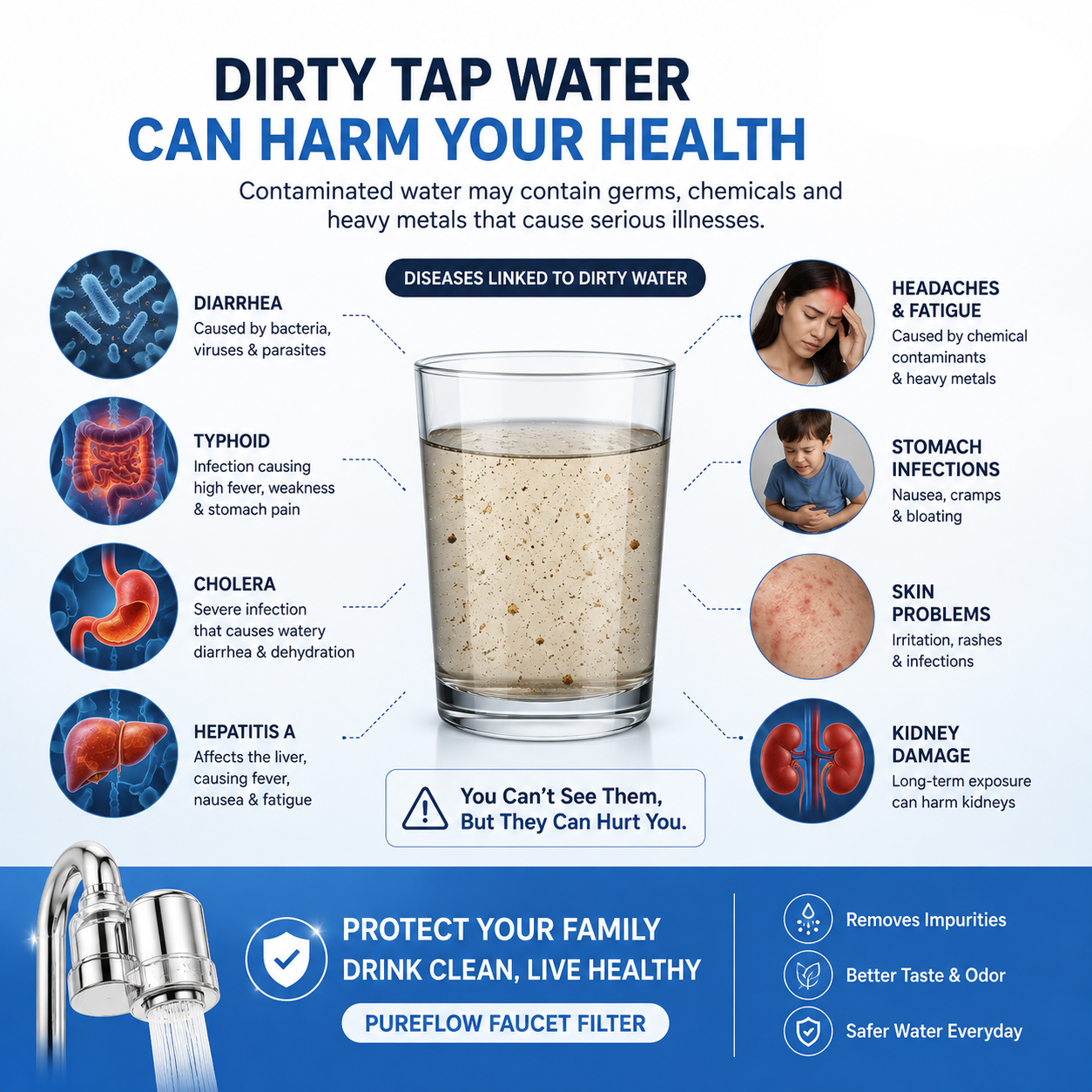 FEELBETTR Premium Faucet Filter