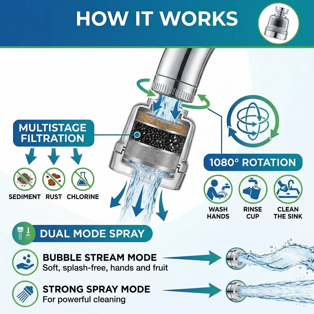 FEELBETTR Premium Faucet Filter