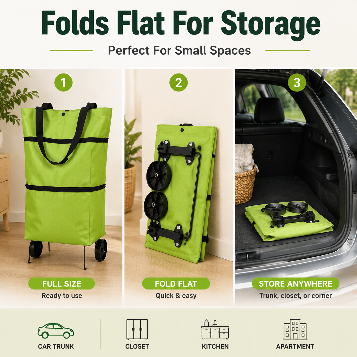 FEELBETTR Premium Foldable Shopping Bag