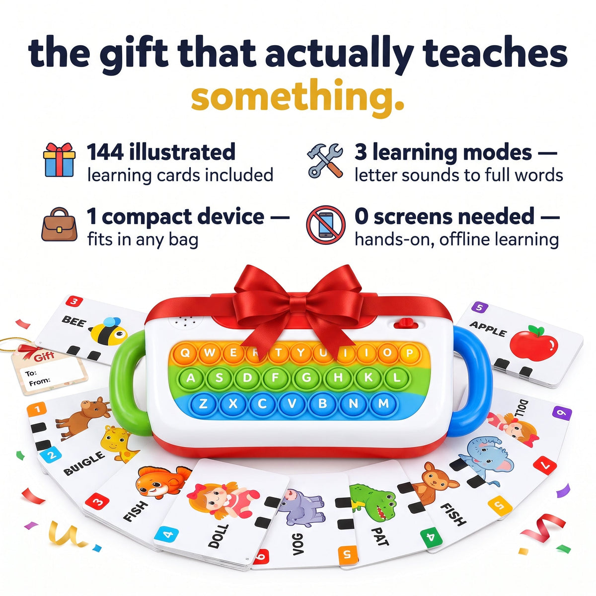 FEELBETTR Talking Flash Cards Keyboard