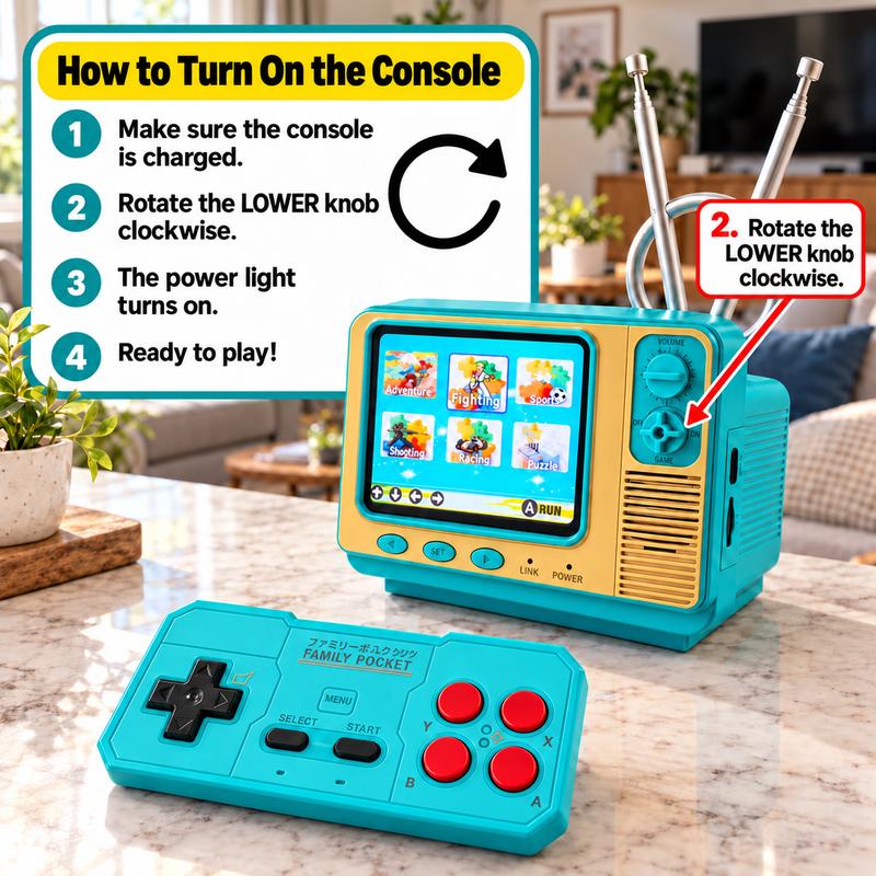 Vintage Handheld Gaming Console