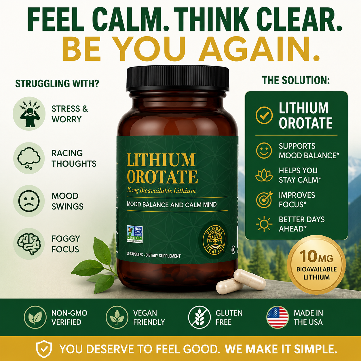 FEELBETTR Lithium Orotate