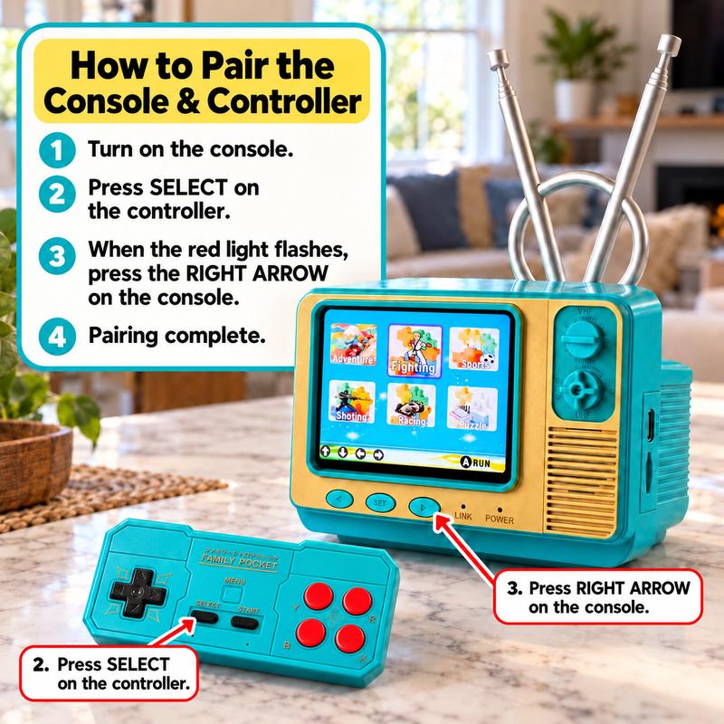 Vintage Handheld Gaming Console