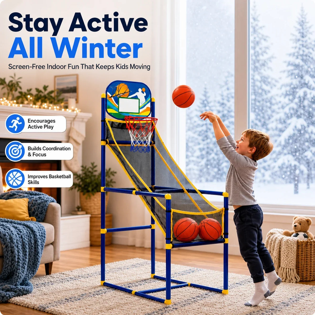 FEELBETTR Basketball Arcade Set