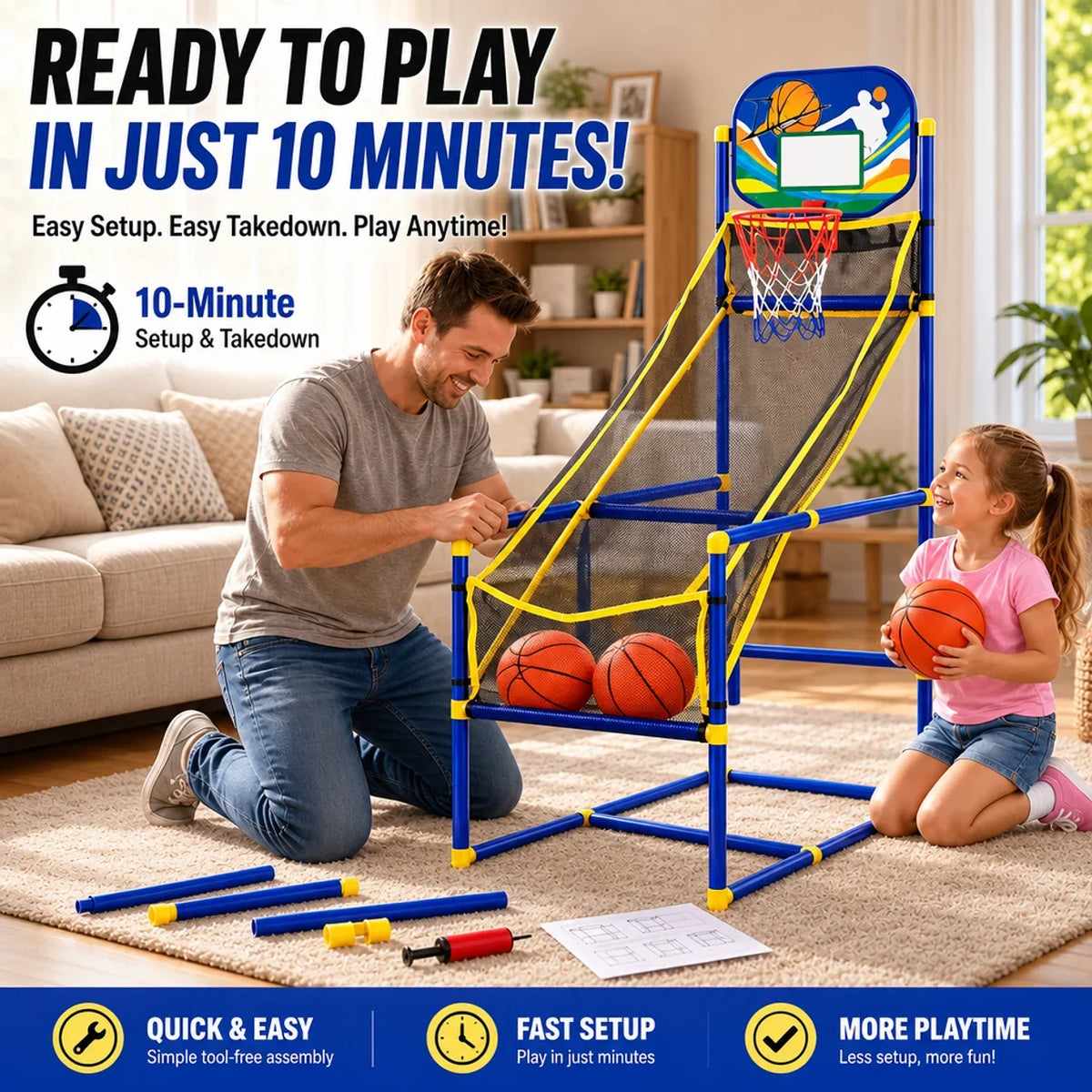 FEELBETTR Basketball Arcade Set